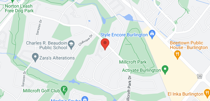 map of 29 -  4275 Millcroft Park Drive